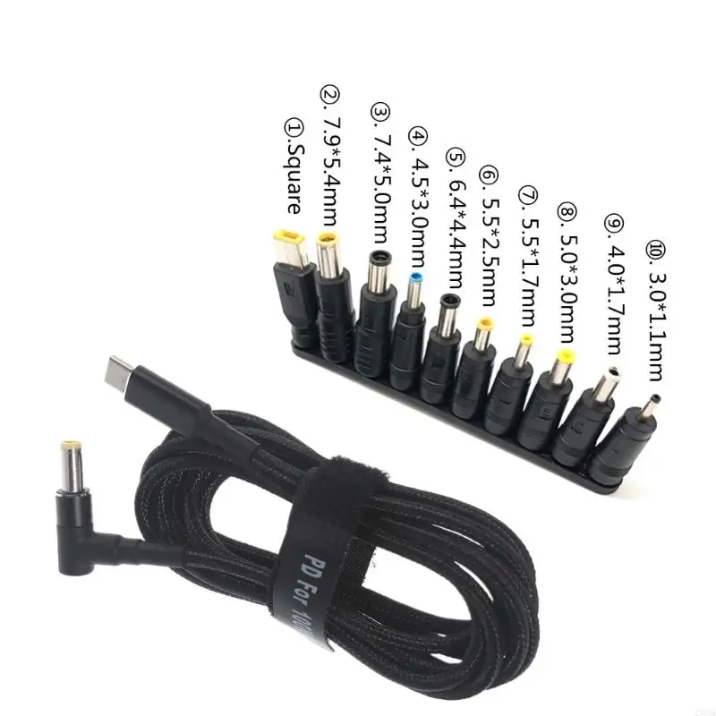 203B 100W Type-C Sạc cáp cho bộ chuyển đổi bộ chuyển đổi bộ sạc máy tính xách tay