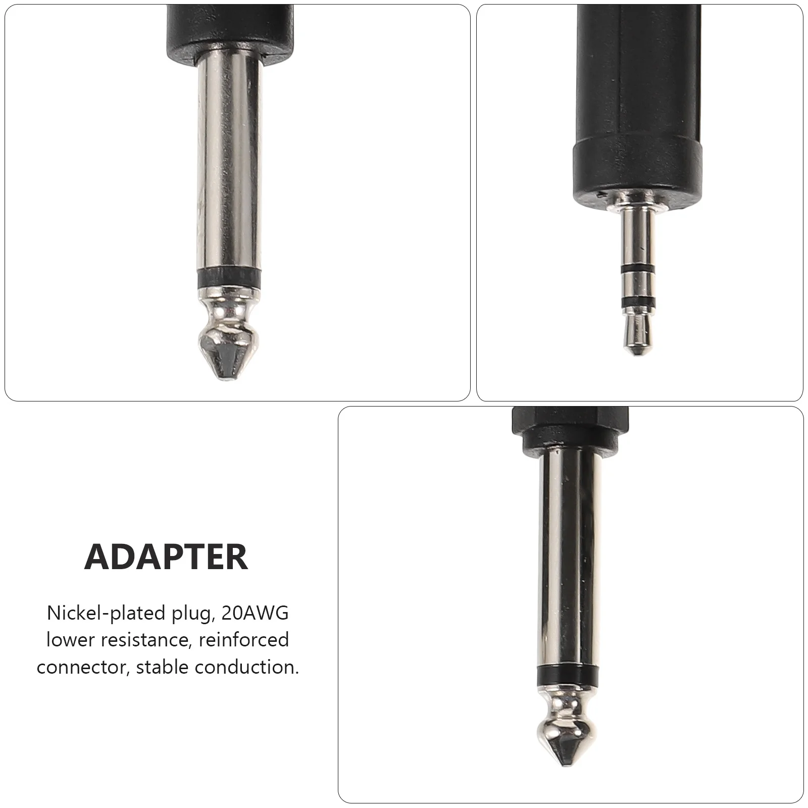 

1Set Guitar Cable Professional Instrument Cable High Quality Noise Rejection Fast Signal Transmission Flexible Electric Guitar