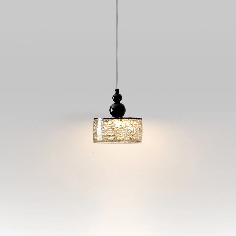 Italian Black Stainless Steel Pendant Lights Rotundity/square Resin Chandelier Living Room Bedroom Study Restaurant Hanging Lamp