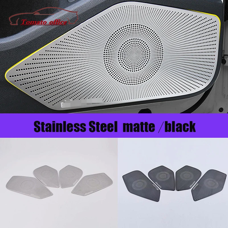 Stainless Steel For Volkswagen VW Passat B8 Arteon 2017 18 19 20 21 2022 Car Door Sound Speaker Cover Trims Decor Accessories