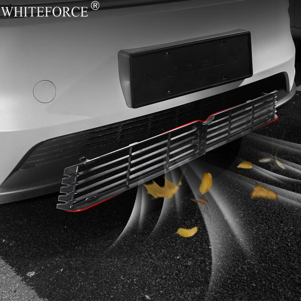 

Для Tesla Model Y Juniper 2025, впускная сетка для кондиционера, защита от насекомых, пыли, передний бампер, нижняя гоночная решетка, сетка от насекомых