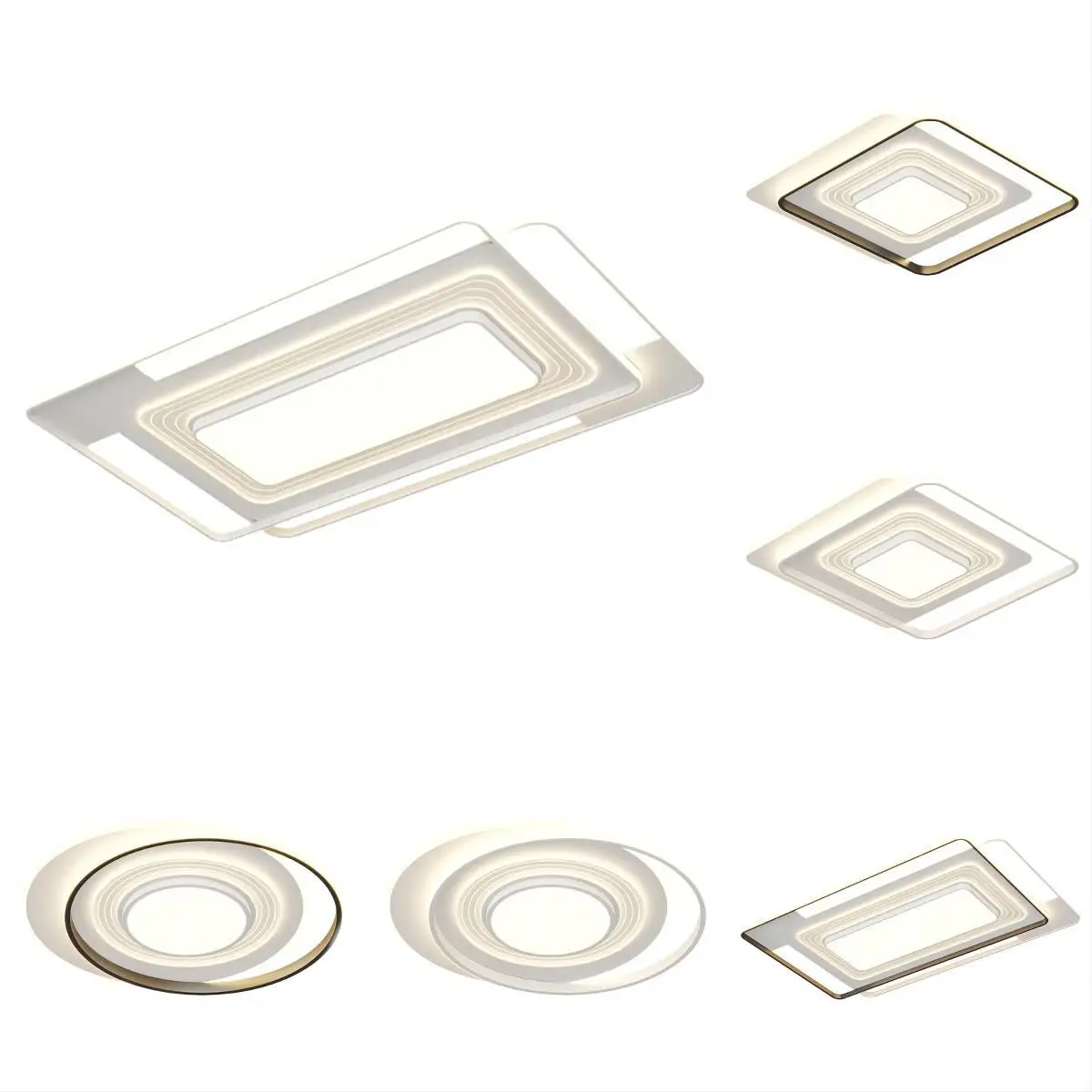 

Modern minimalist led living room bedroom ceiling light, creative master bedroom