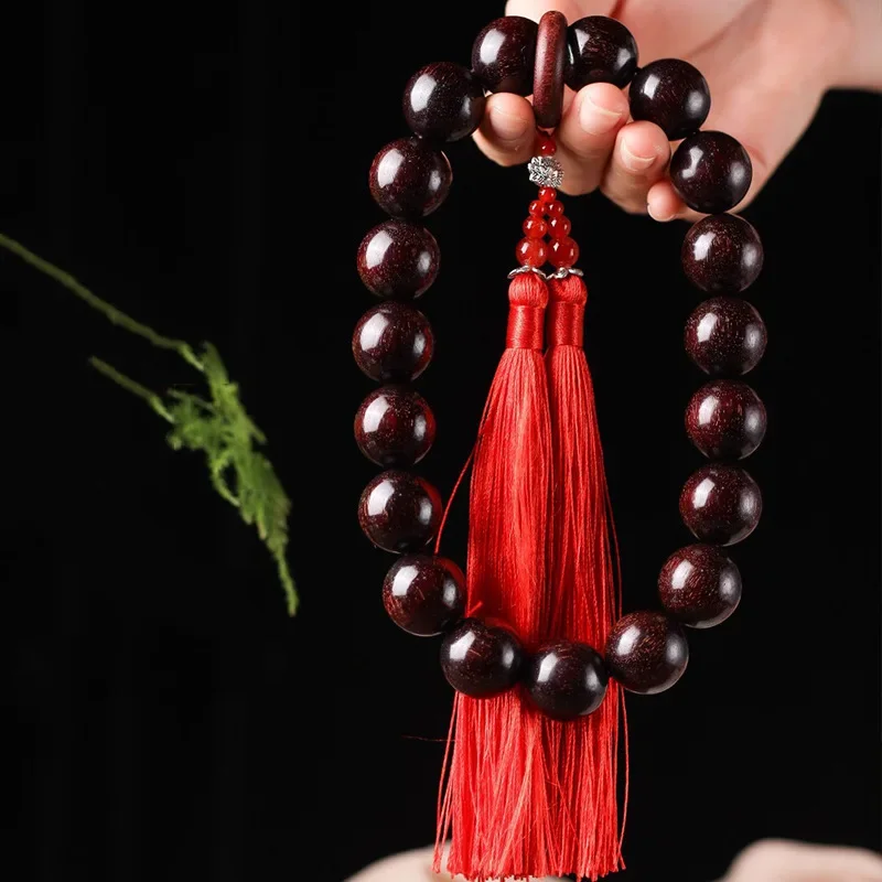 

Car pendant African lobular rosewood tassel car hanging 20*19 Buddha beads accessories handicraft manufacturers