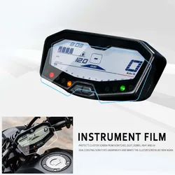 Motorcycle Accessories Scratch Cluster Screen Dashboard Protection Instrument Film For  Yamaha MT07 MT 07 MT-07 FZ07 FZ 07 FZ-07