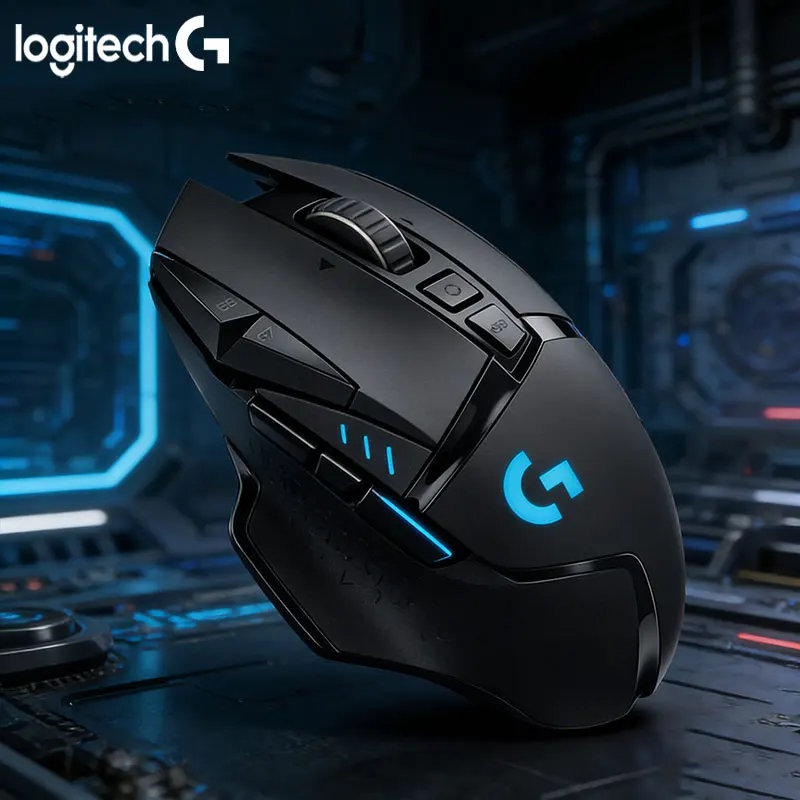 Logitech G502/G102/G203 Cool glowing gaming mouse, comfortable for long-term use, compatible with desktop and laptop