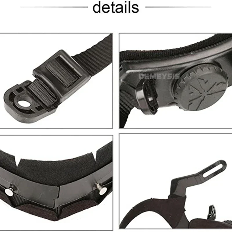 Tactical Fast Helmet Adjustable Strap Hunting Wargame Helmet Inner Locking Strap System Sports Helmets Accessories