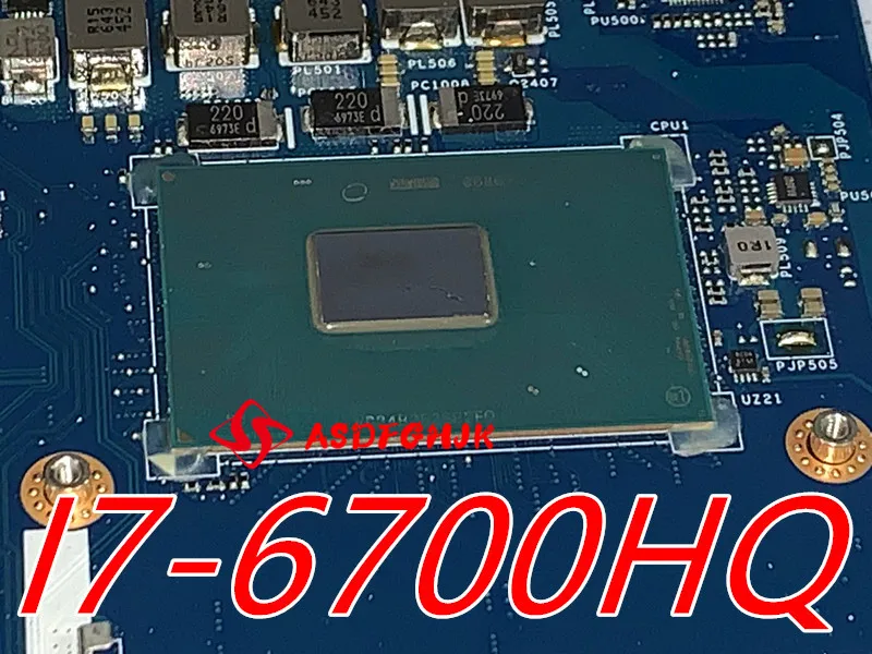 

Original For Dell Alienware 17 R4 CN-0VWNM2 0VWNM2 VWNM2 BAP10 LA-D751P i7-6700HQ CPU GTX1070M GPU laptop Motherboard Tested