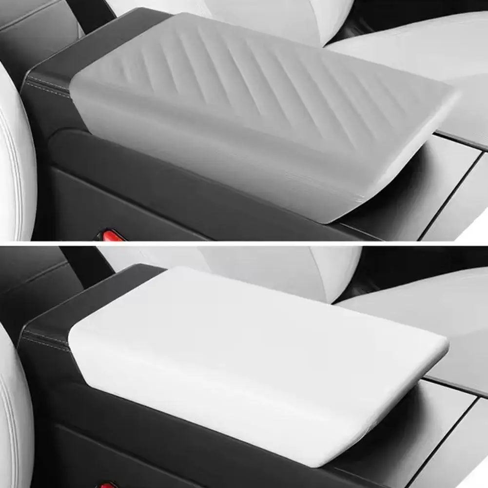 

for Tesla Y Central control TPE Black Armrest Box Cover Protector Pad TPE Soft Case Center Console Lid Accessories P0R3