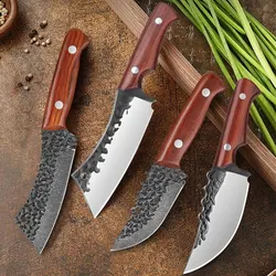 Handmade Forged Stainless Steel Kitchen Knife Knife Boning Knifes Fruit Knife Meat Cleaver Butcher Knife Cooking Knives BBQ