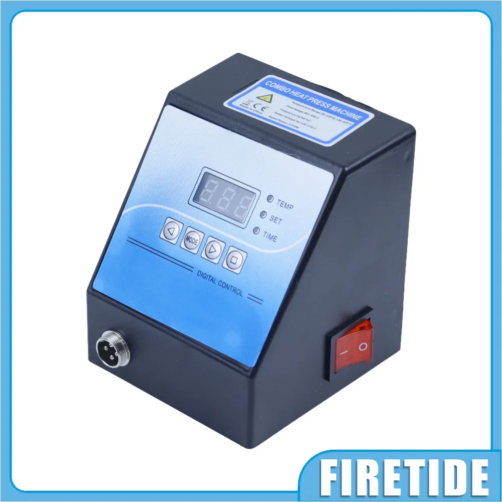 Single/Dual Display Screen Thermal Heat Transfer Machine Temperature Control Box Baking Cup Temperature Box Time Temp Controller