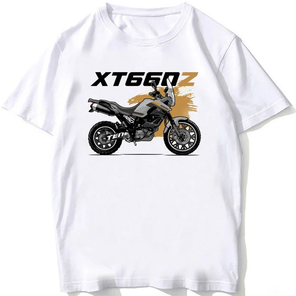 Tenere XT660Z SuperTenere 1200 T12 MT 07 Splash FZ07 Moto Rider T Shirt Men Adventure Motorcycle T-Shirt Hip Hop Boy Casual Tees