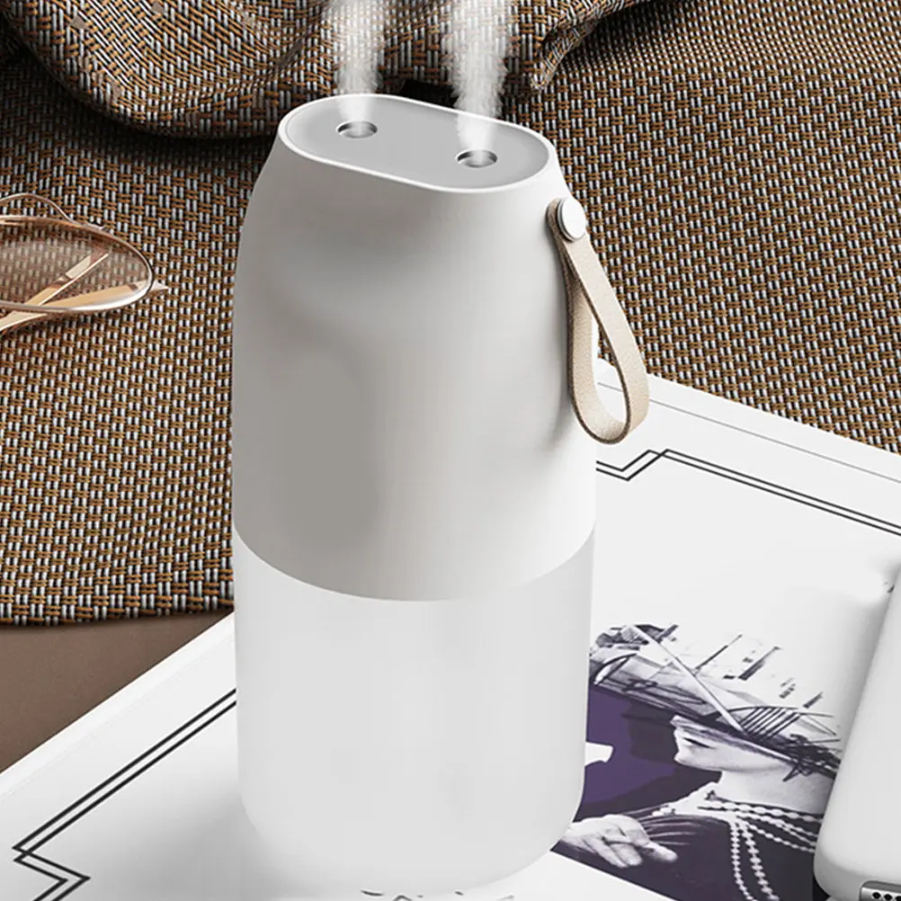 1Set Spray USB Charging Battery Powered Humidifier Aroma Diffuser with Night Light for Office Bedroom Car Portable