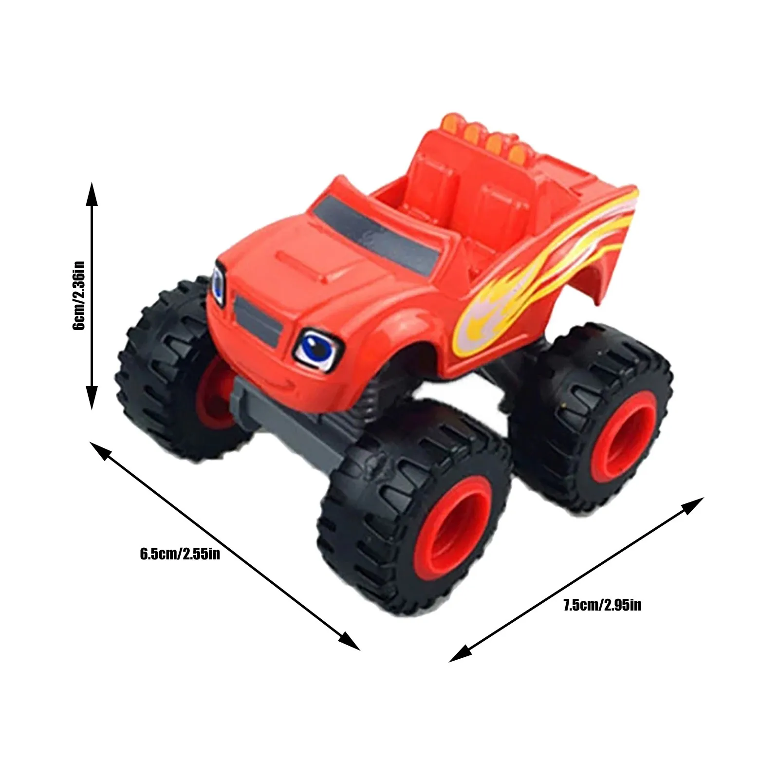 Classic Blaze Cars Model Inertia Diecast Vehicles Racing Figure Blaze Toys for Children Monsters Truck Machines Car Toy Kids