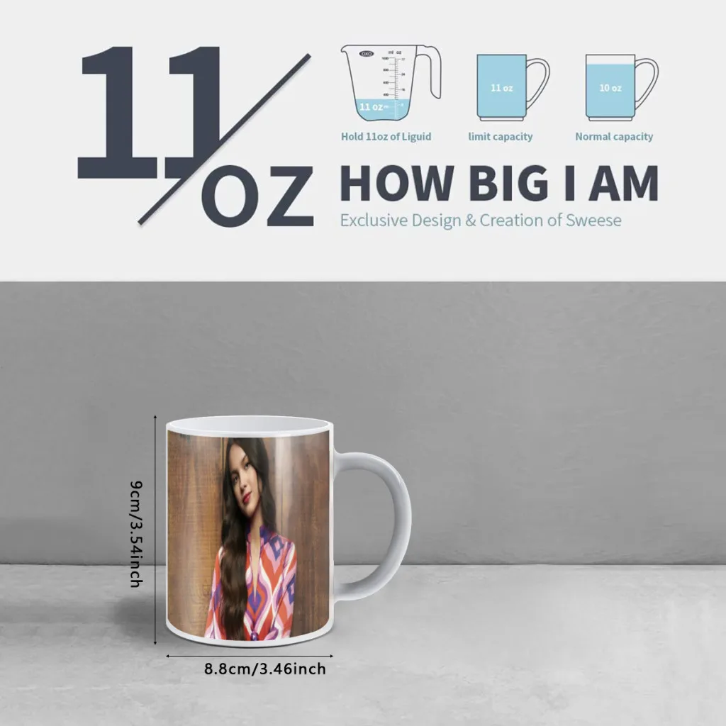 Singer Olivia Rodrigo One Piece Coffee Mugs And Mug Creative Color Change Tea Cup Ceramic Milk Cups Novelty Gifts