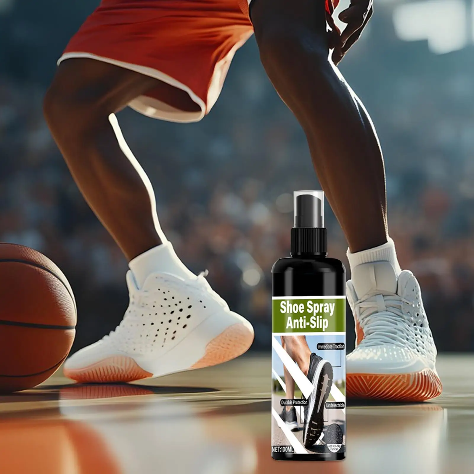 رذاذ قبضة حذاء كرة السلة 100 مل يعزز معدات تدريب محكمة الجر حذاء رياضي داخلي محسن للقبضة لتشغيل الكرة الطائرة #2