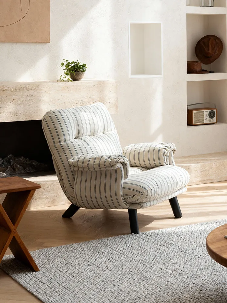 

retro single sofa chair antique homestay living room small apartment designer lazy chair casual tiger chair