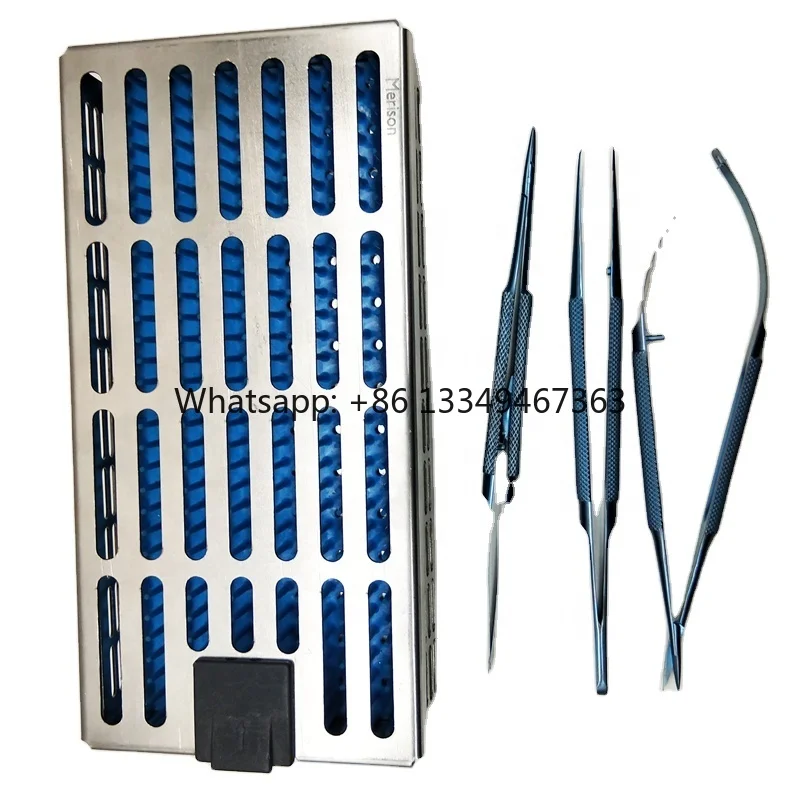 

Набор для микрохирургии в стоматологии: микрохирургические ножницы и зажимы для тканей из титанового сплава