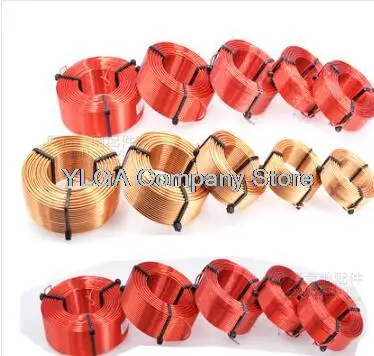 1.2mm speaker frequency divider inductance coil air core inductance oxygen free copper coil customized to any specification