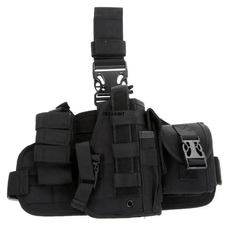 Drop Leg Holster Tactical Thigh Holster Leg Harness Right Hand Adjustable For GL17 M9 P220 P320 P99 G2C CZ75