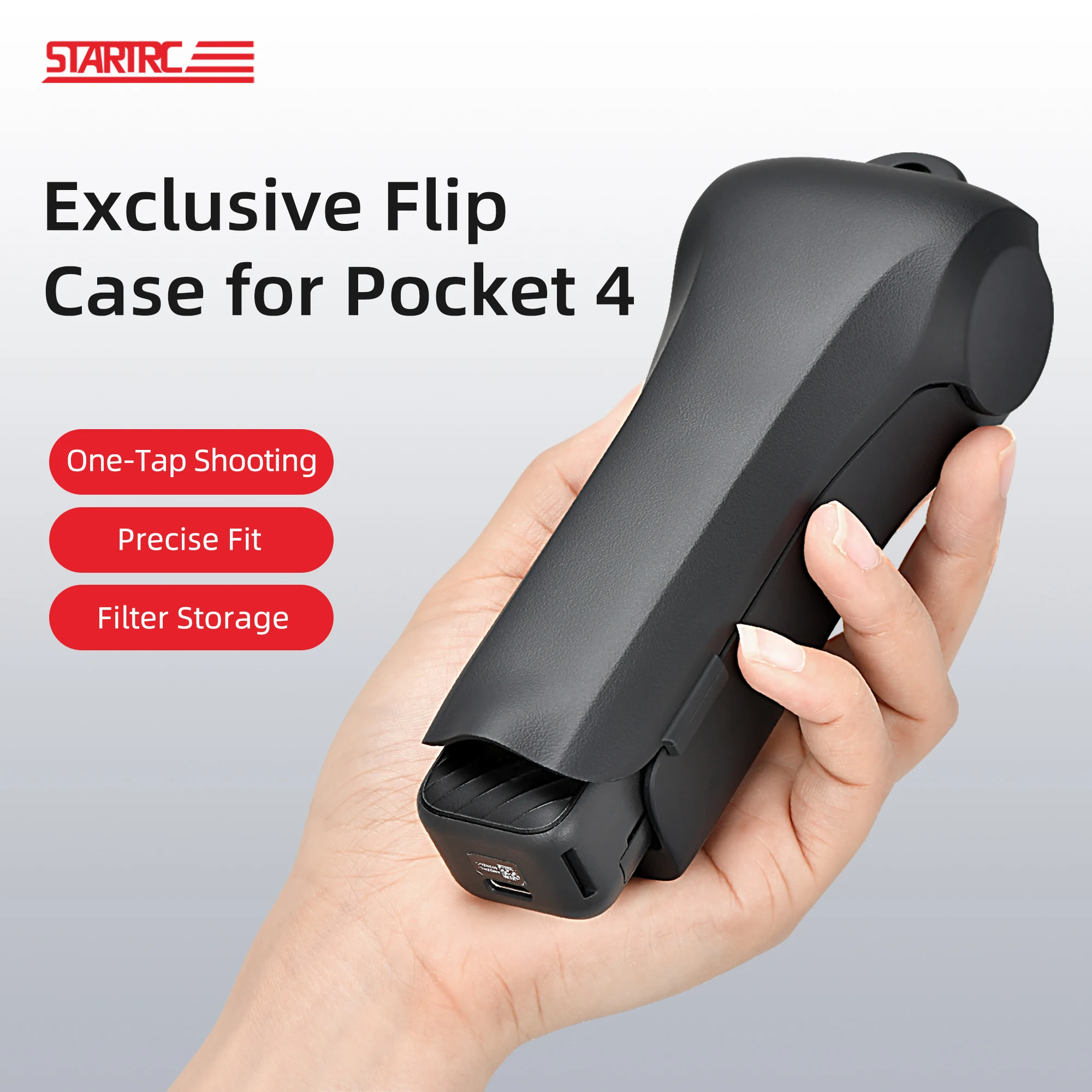 Für DJI Osmo Pocket 4 Schutzhülle Hartschalen-Kameratasche Zubehör Filter-Aufbewahrungstasche Sturzsichere Kratzfeste Abdeckung