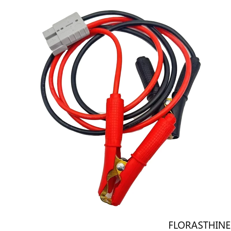 A27F-Battery Alligator Clip 10AWG, for Anderson Connector 50a, 600V Cable Towing Quick Winch Connect Plug