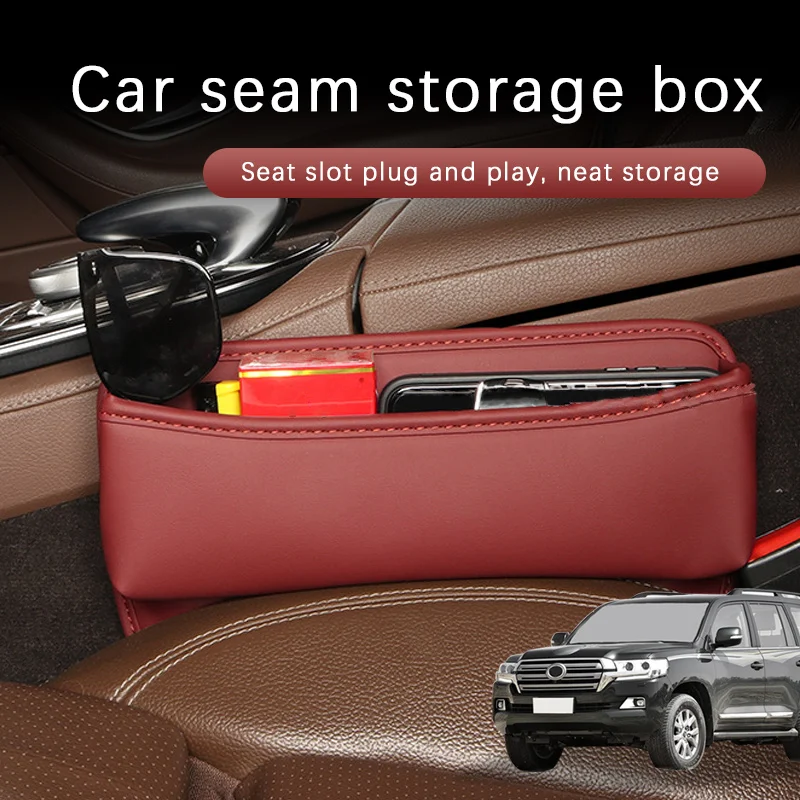 Car Seat Gap Organizer Multifunctional Console Filler Storage Car Interior Storage Bag For Toyota Land Cruiser Car Accessories