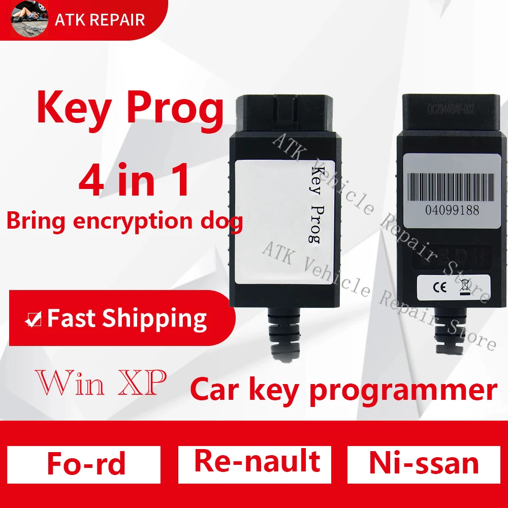 Automatic key programmer with FNR USB encryption dog 4-in-1 Ni-ssan Re-nault no need pin code latest incode calculator With OBD