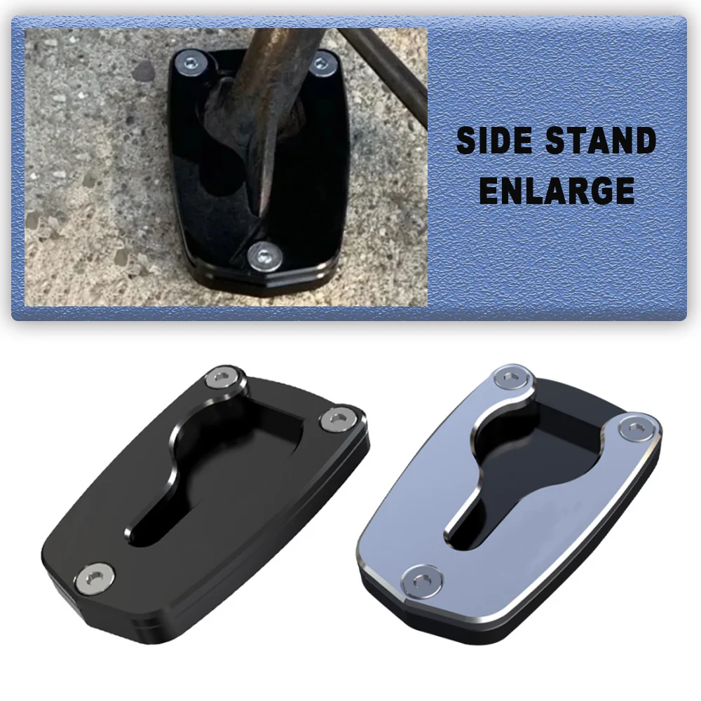 Motorcycle Accessories Kickstand Enlarger Pad Side Stand Extension Plate For HONDA XL1000V XL1000 XL 1000 V VARADERO 2003 - 2024