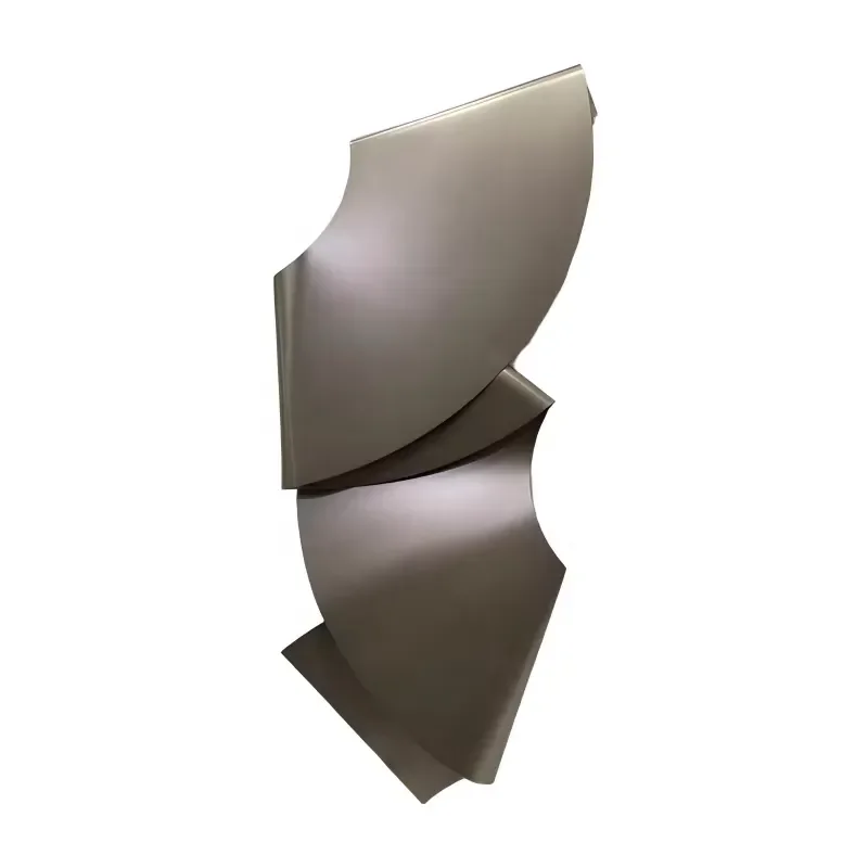 Custom Modern Cast Iron Handmade 3D Hanging Wall Art Metal Sculpture with Irregular Shape for Hotel & Home