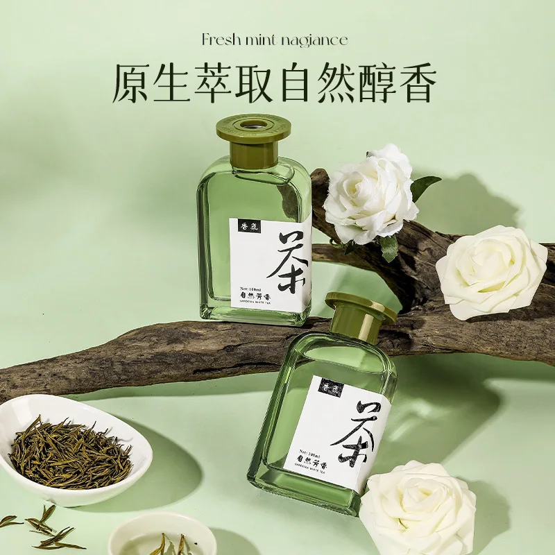 Ji Chan Tea Hotel Aromatherapy Indoor Lasting Oriental Fireless Aromatherapy Osmanthus Longjing Toilet Deodorizing Perfume Ornam