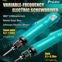 Pro'sKit PT-32007D Fully automatic electric screwdriver frequency conversion in-line noise reduction 10-stage torque adjustment