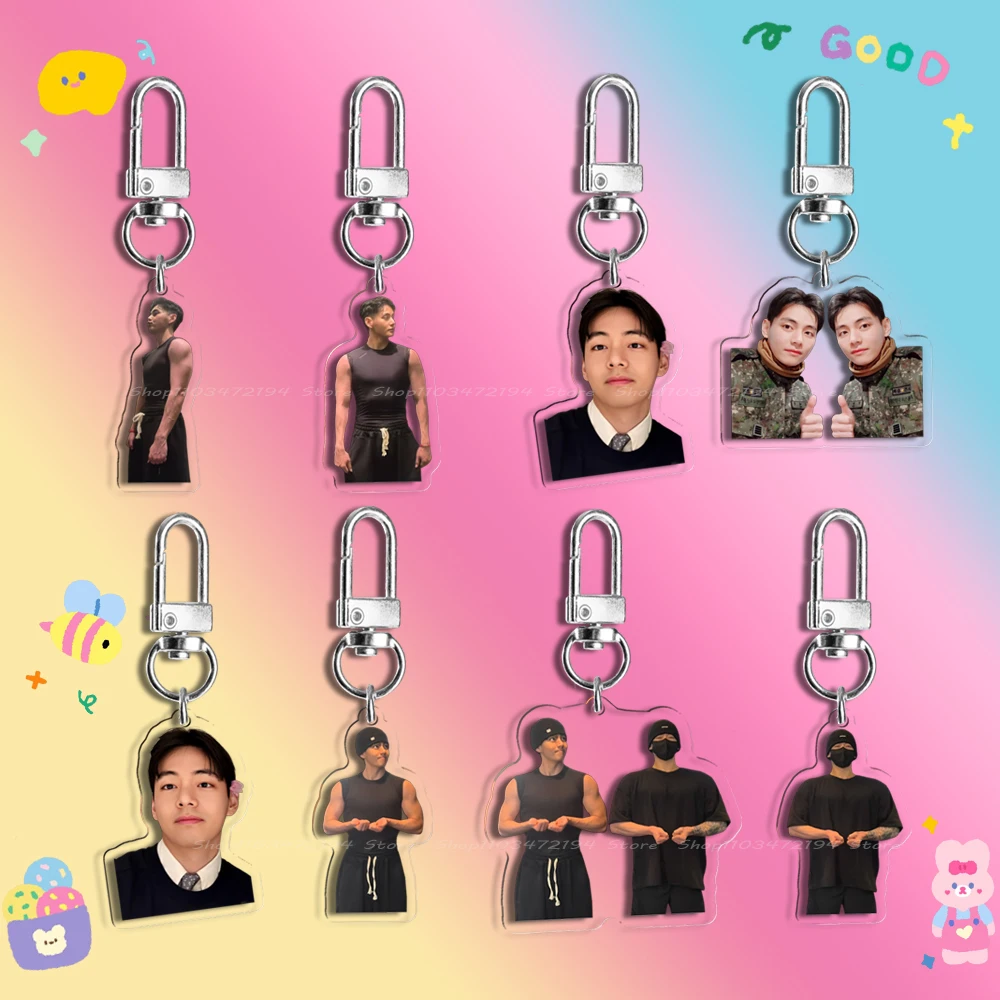 5 см акриловый брелок Kpop Idol, аксессуары для индивидуальных товаров 5 см акриловый брелок Kpop Idol, аксессуары для индивидуальных товаров