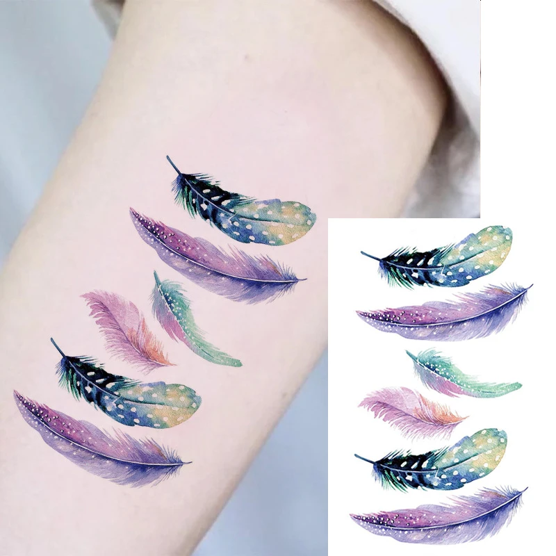 25 fogli caviglia flora ciliegia lavanda flash tatuaggi finti impermeabili adesivi temporanei per tatuaggi sul petto delle donne tatuaggi body art