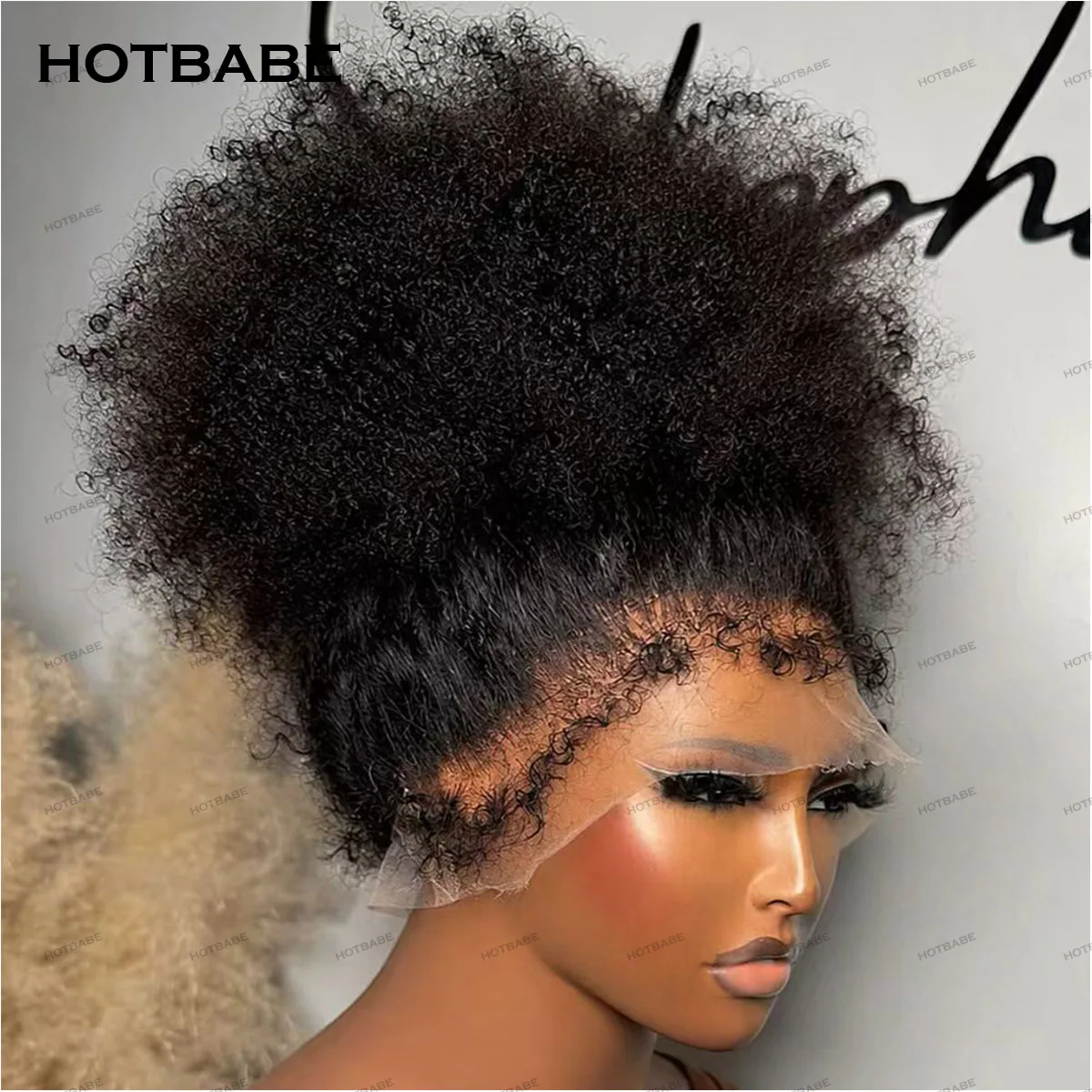 Парик из натуральных бразильских волос 400 HD Lace Frontal, 13x6, без клея, кудрявый, для женщин, 360 PrePlucked, 13x4 Lace