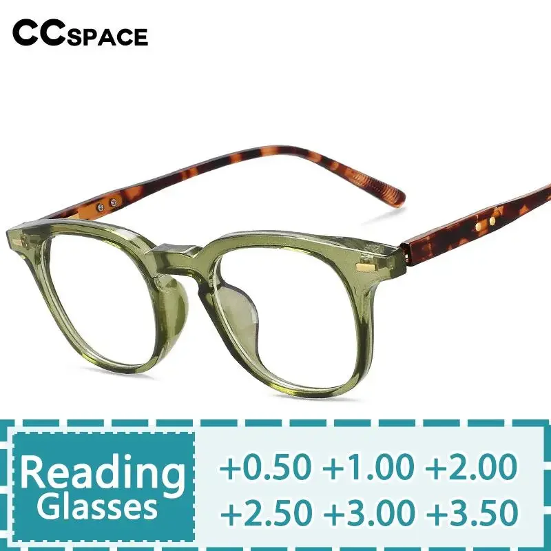 R56529 Fashion Retro Squre Men's Reading Glasses +100 ~ +300 Women's Popular Leopard Presbyopic Glasses