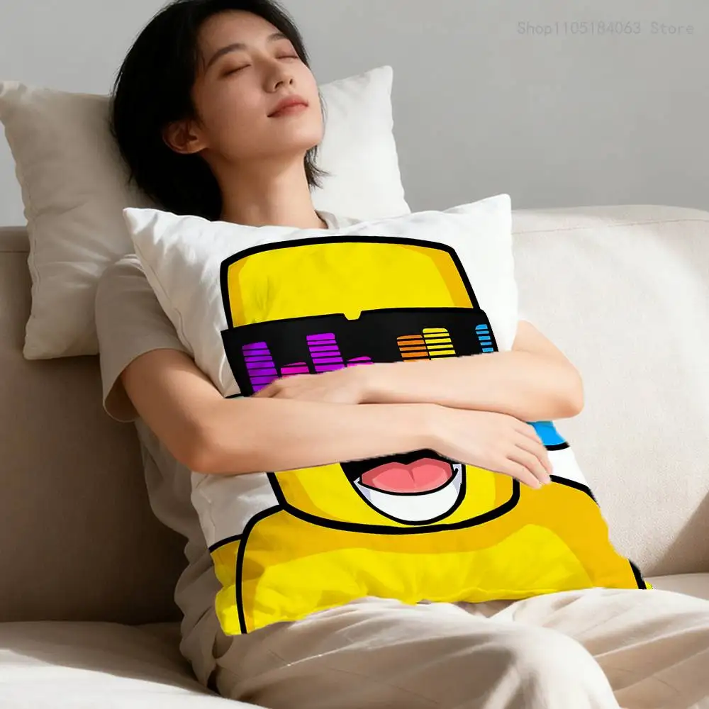 S-Sunny And M-Melon Pillow Case For Sofa Decor Car Office Room Printing Cushion Cover Decorations and Protector