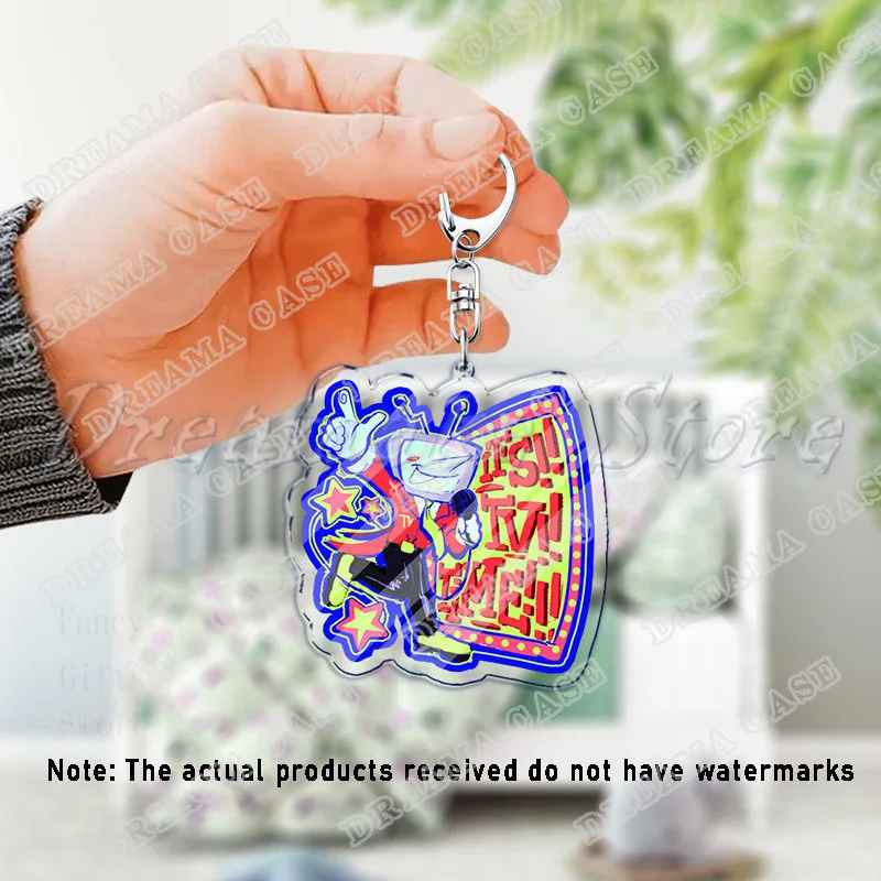 Deltarune Tenna المفاتيح اكسسوارات حقيبة Charms Undertale السيد Tenna هوائي Lanino ميمي سلاسل المفاتيح Keyrings مجوهرات المشجعين هدية