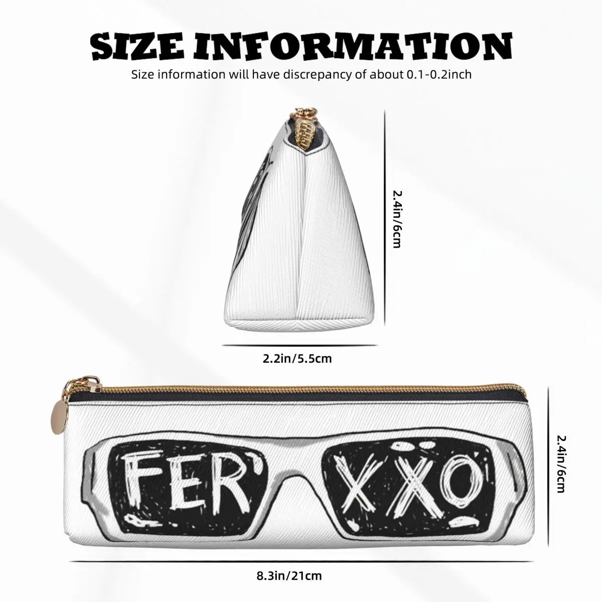 نظارات Ferxxo - مقلمة كلاسيكية بشعار Feid وحامل أقلام وحامل أقلام ومستلزمات مكتبية وصندوق أقلام وحقيبة أقلام رصاص للطلاب