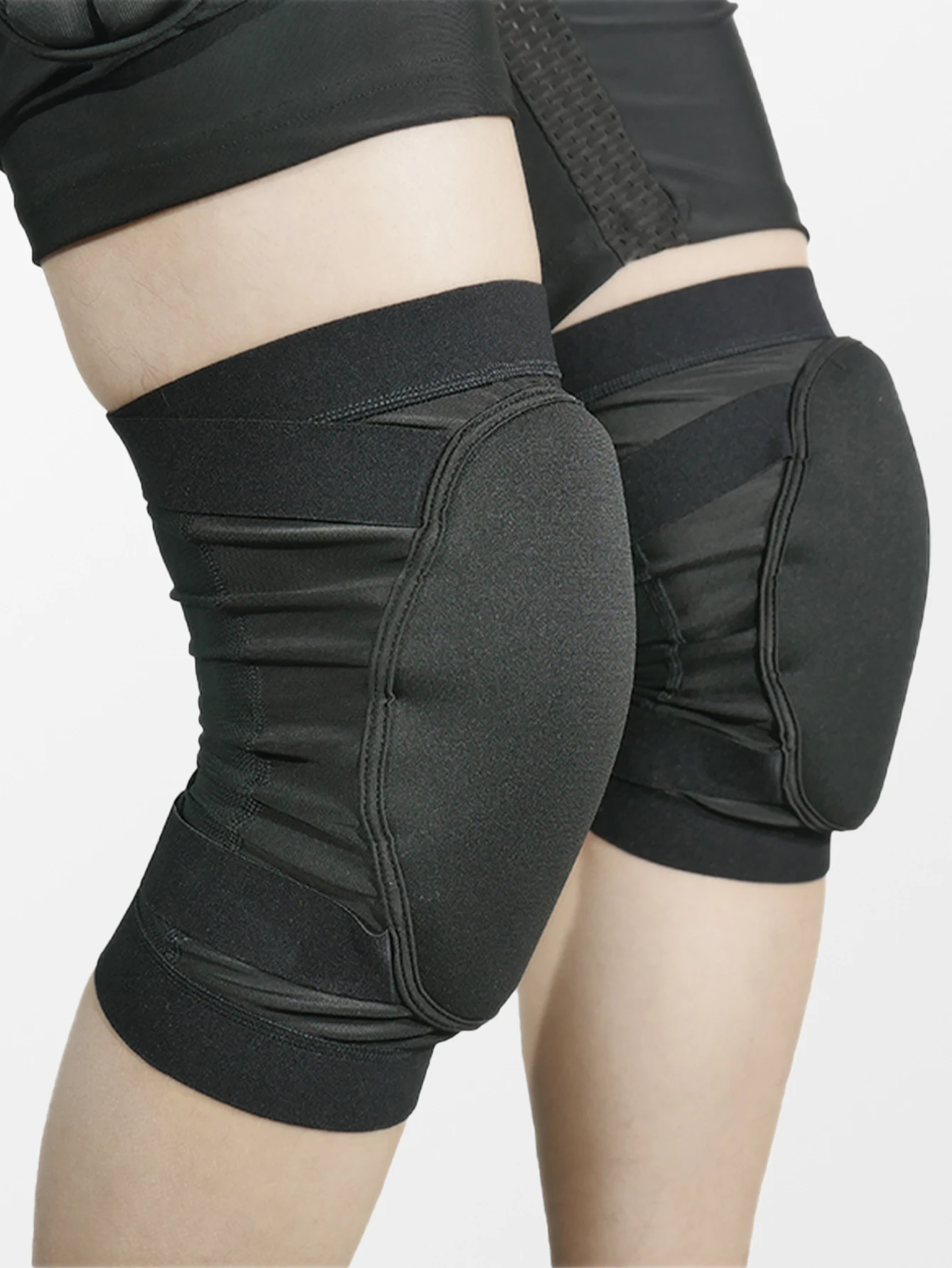 AVIVOR 2-Volleyball-Knieschützer, dicke Knieschützer für Erwachsene, Kniebandage mit Gummiband und Rutschfestigkeit für Basketball, Yoga, Wrestling – Detail 5