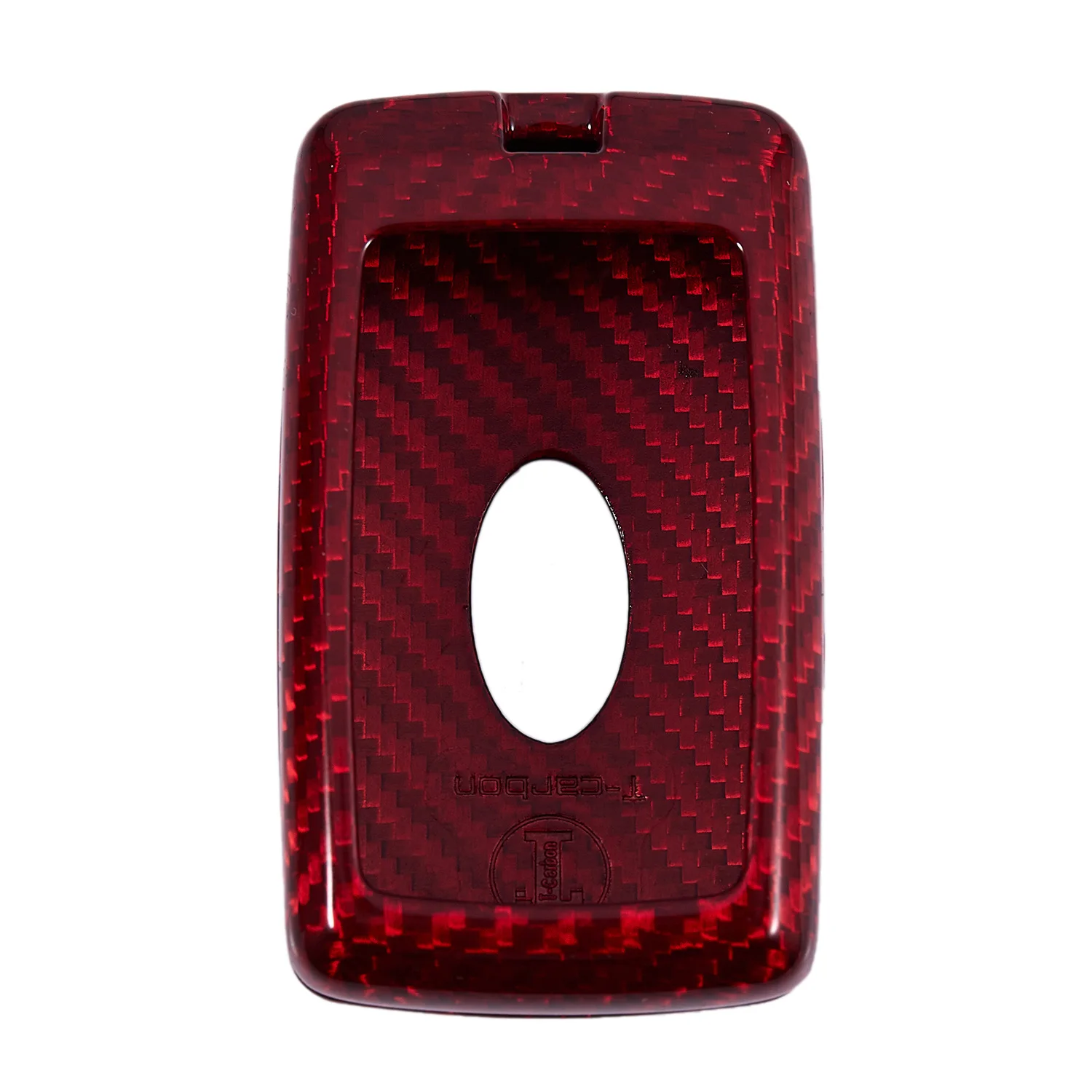 

Premium Real Carbon Fiber Red Snap on Case Fit for LAND RANGE ROVER New 2018-19 Smart Key Fob