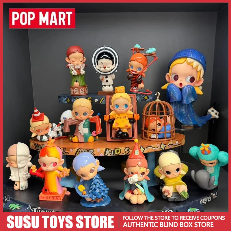 POPMART POPMART Zsiga 'No Adults in This World' Series Blind Box Trendy Figure Toy