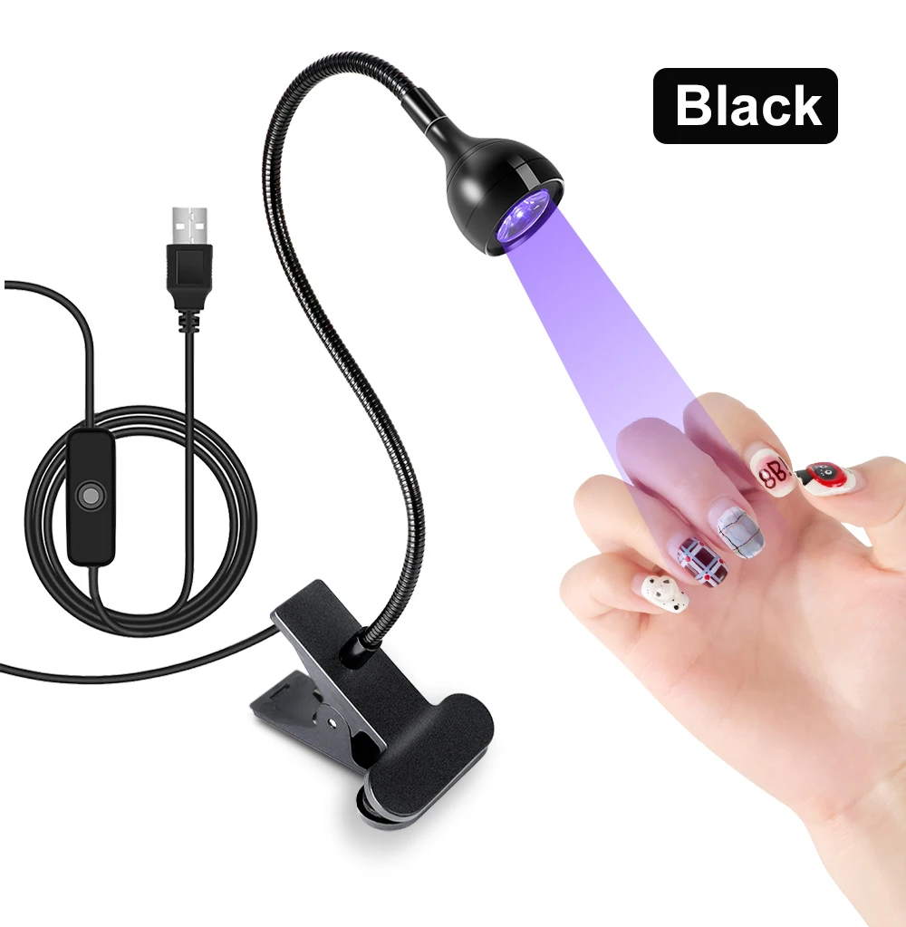 LIMEGIRL UV-LED-Nageltrockner mit Clip, tragbare Nagellampe für Gel-Nagellack, professionelle Nagelkunstwerkzeuge, für Zuhause und Salon, Maniküre – Detail 9