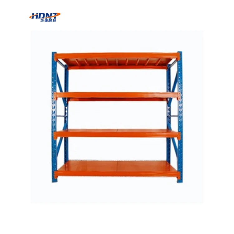 Custom-Made Medium Steel Warehouse Storage Shelves Supermarket Metal Cargo Racks For Household Use