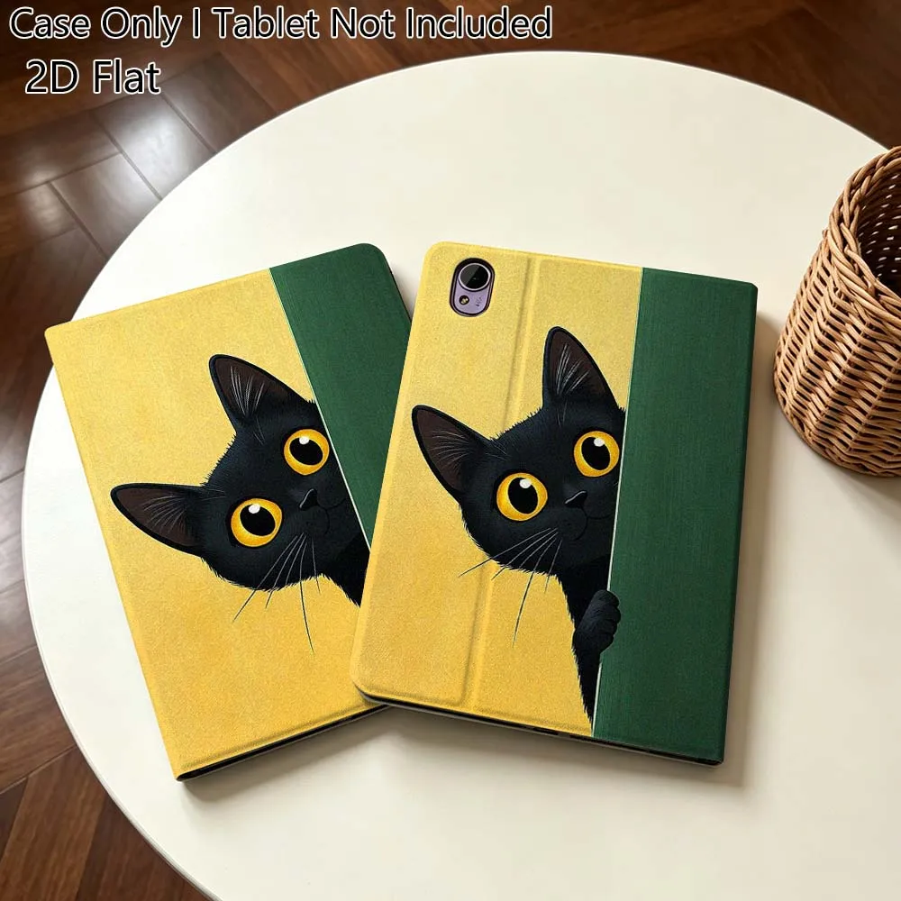 Cat Cartoon Capybara Art Gift For Huawei MediaPad T5 T10s M6 M5Lite SE Honor Tab 5 6 7 V7 V8 X8a X9a Pro Soft Tablet Case