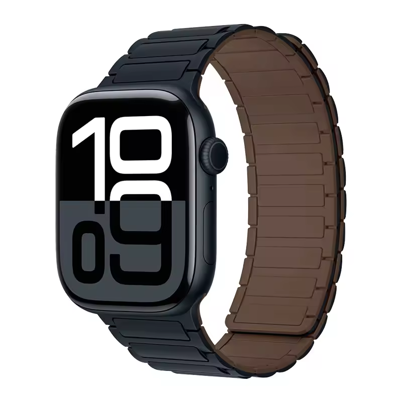 Magnetic Silicone Band for Apple Watch Ultra 3 2 49mm 46mm 42mm 45mm 44mm 40 41mm Strap IWatch Series 11 10 9 8 7 6 SE Bracelet - Image 22