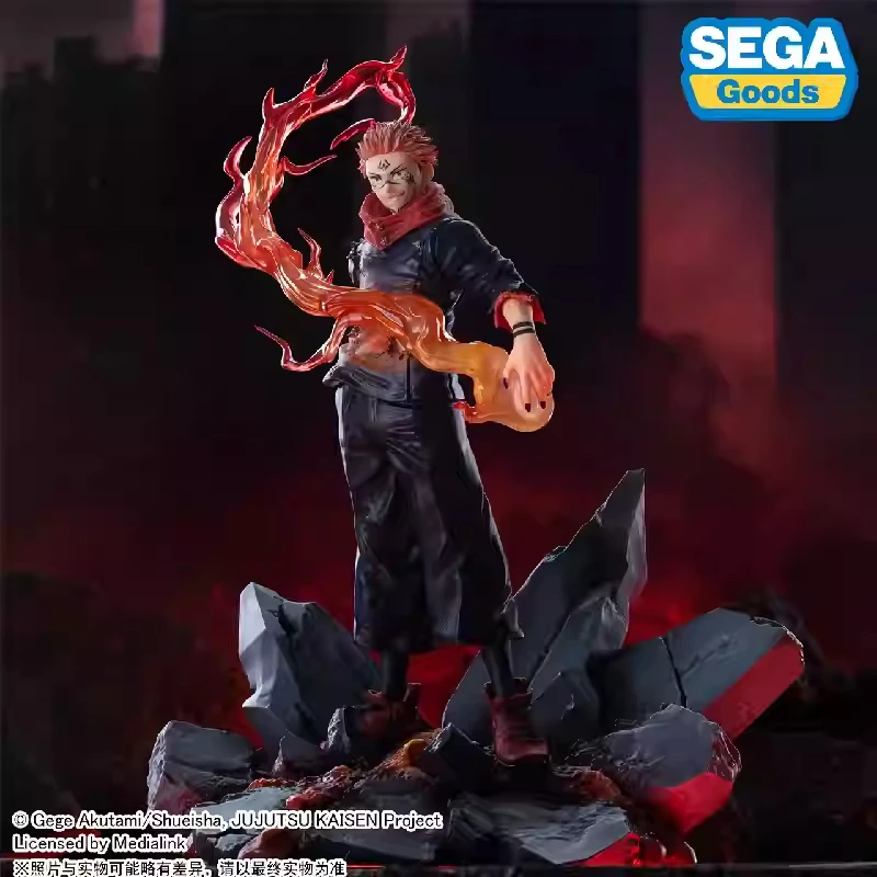 Original Genuine Sega Luminasta Jujutsu Kaisen 18cm Ryomen Sukuna Anime Figure Model Doll Toys Collect Toys For Children