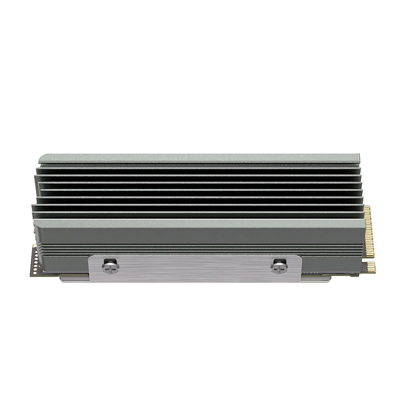 TEUCER M.2 NVMe 2280 SSD Heatsink Dual Copper Tube High Efficiency Radiator with Double-sided SSD Thermal Pad