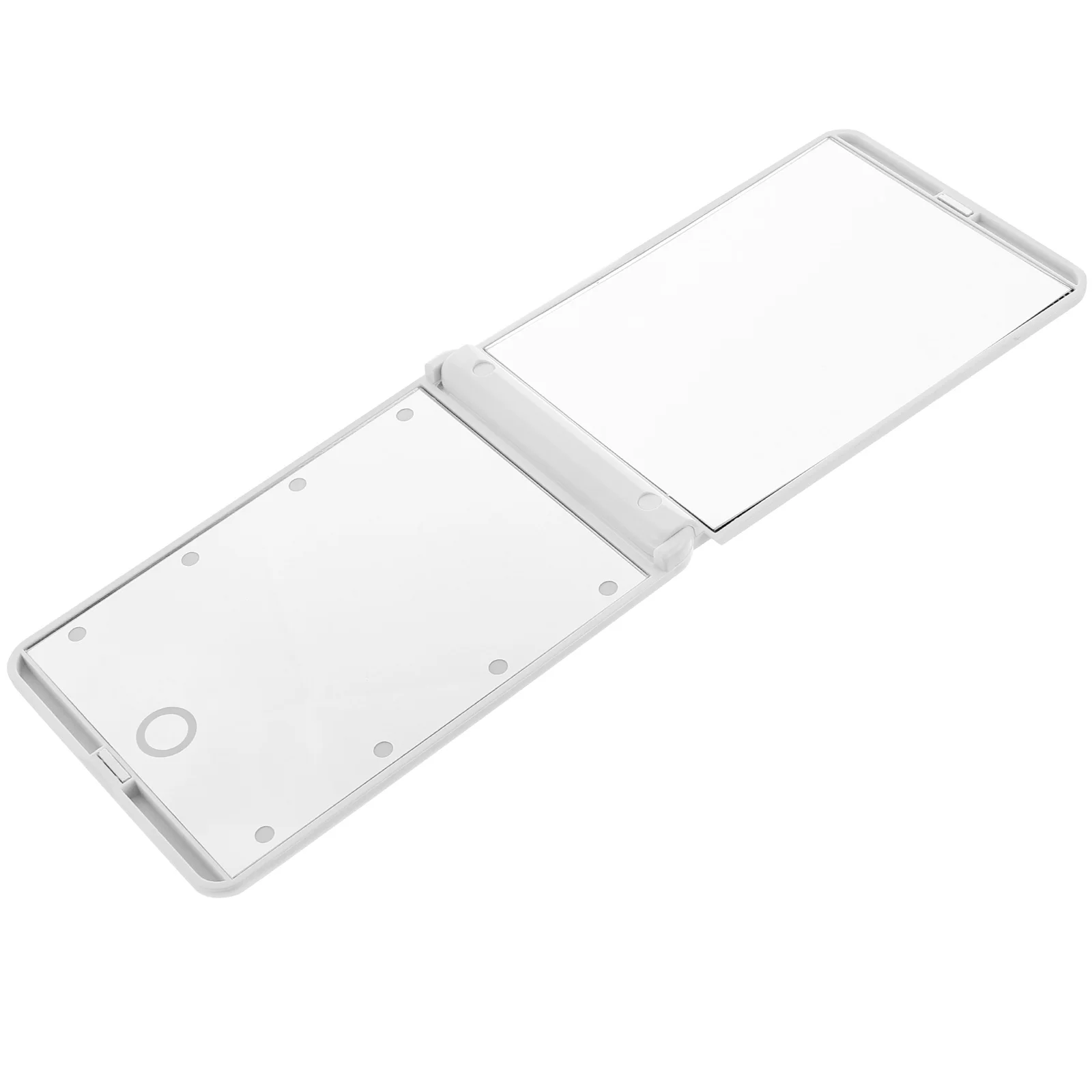 

Handheld LED Makeup Mirror Folding Girl Vanity Small for Purse Glass Light Travel Mini