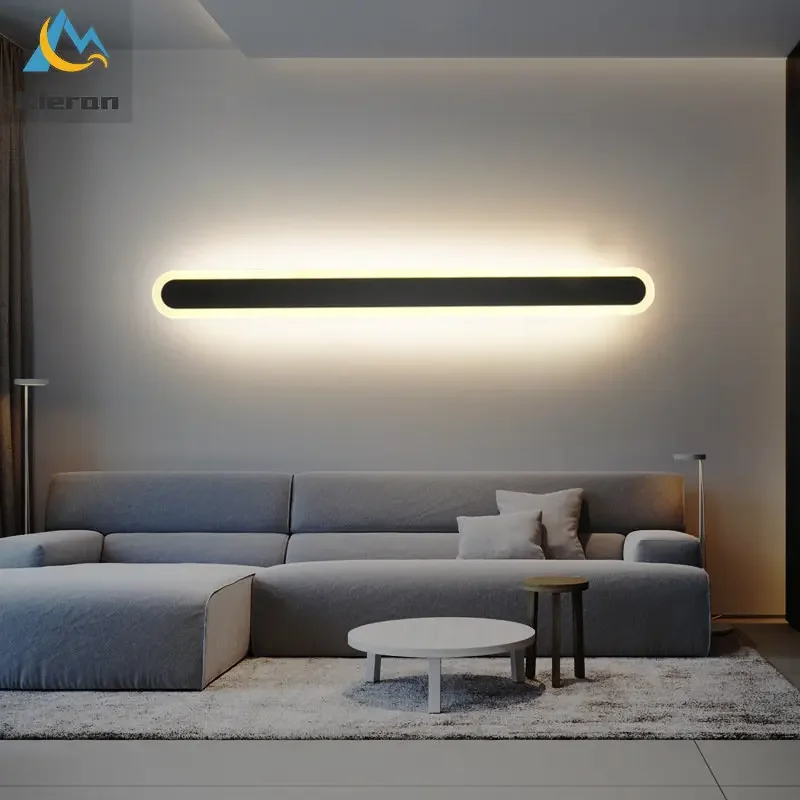 Applique murale LED en acrylique au design moderne et Simple, luminaire décoratif d'intérieur, idéal pour une salle à manger, un salon, une chambre à coucher ou une chambre à coucher