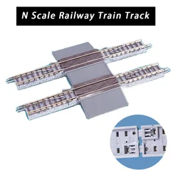 N scale 1:160 Railway Train Track with Pedal Model S140-RE Simulation-rail Toy Railroad Accessories for Diorama 1Piece